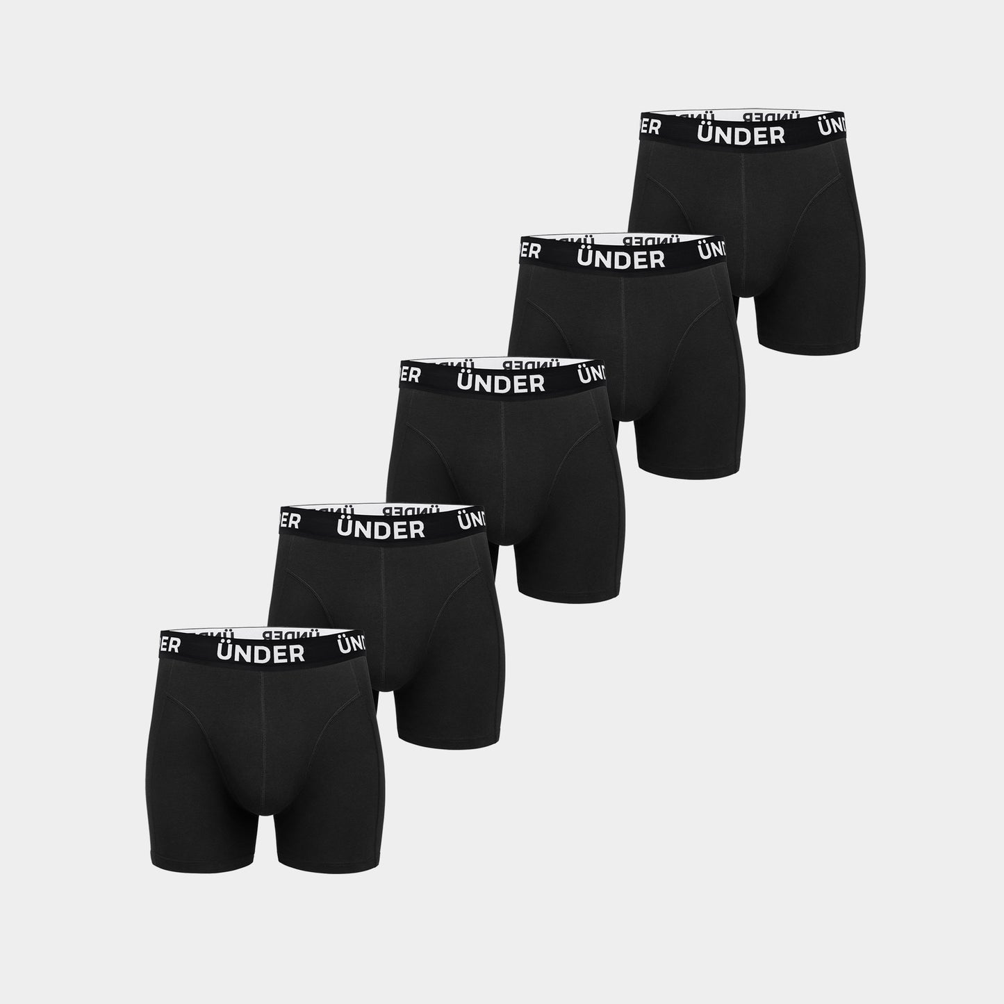 5-PACK Zwart